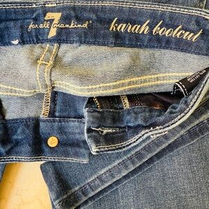 7 For All Mankind Karah Bootcut Jeans in Classic Blue